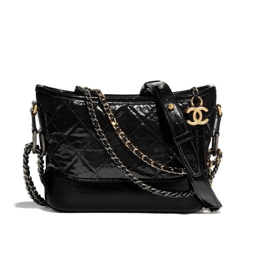 Bolso pequeño GABRIELLE de CHANEL Piel de ternera envejecida ...