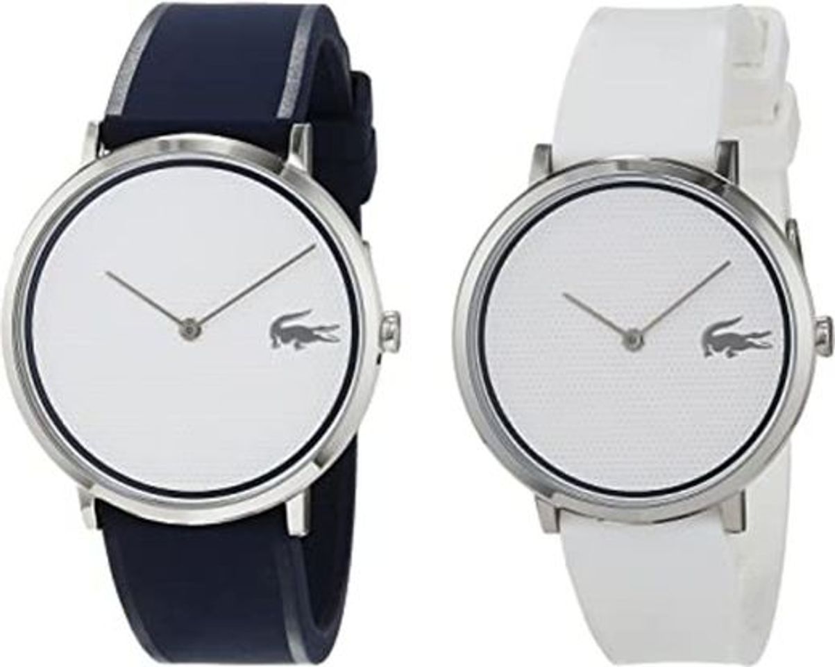 Social Lacoste Reloj Analógico para Hombre de Cuarzo con Correa en Silicona 2010984