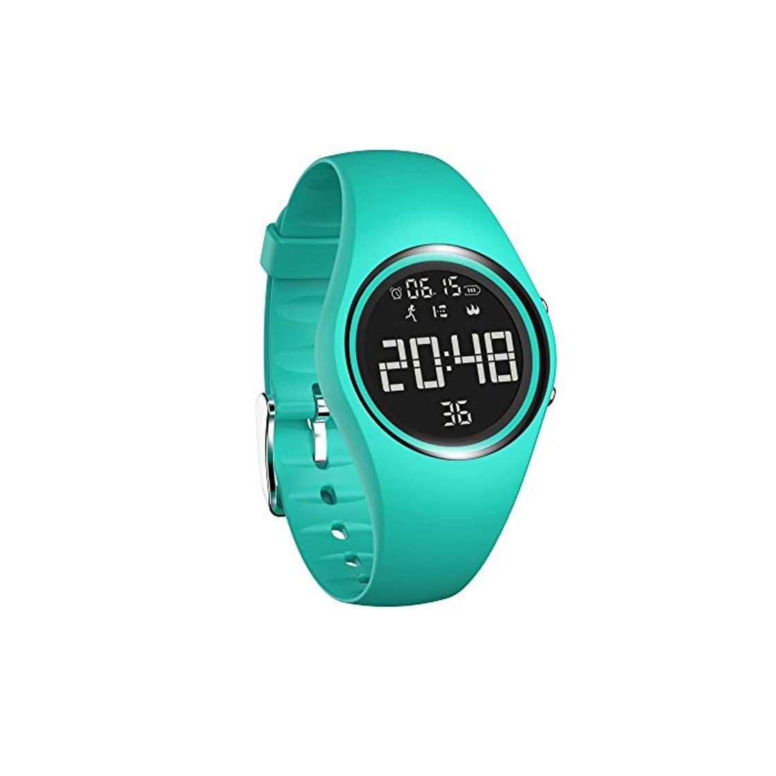 Fashion AIOEJP Hombres Mujeres Tendencia simple Casual Reloj electrónico resistente al agua Multicolor Reloj deportivo opcional Contador de pasos Reloj de alarma de estudiante de secundaria Pulsera Reloj inte