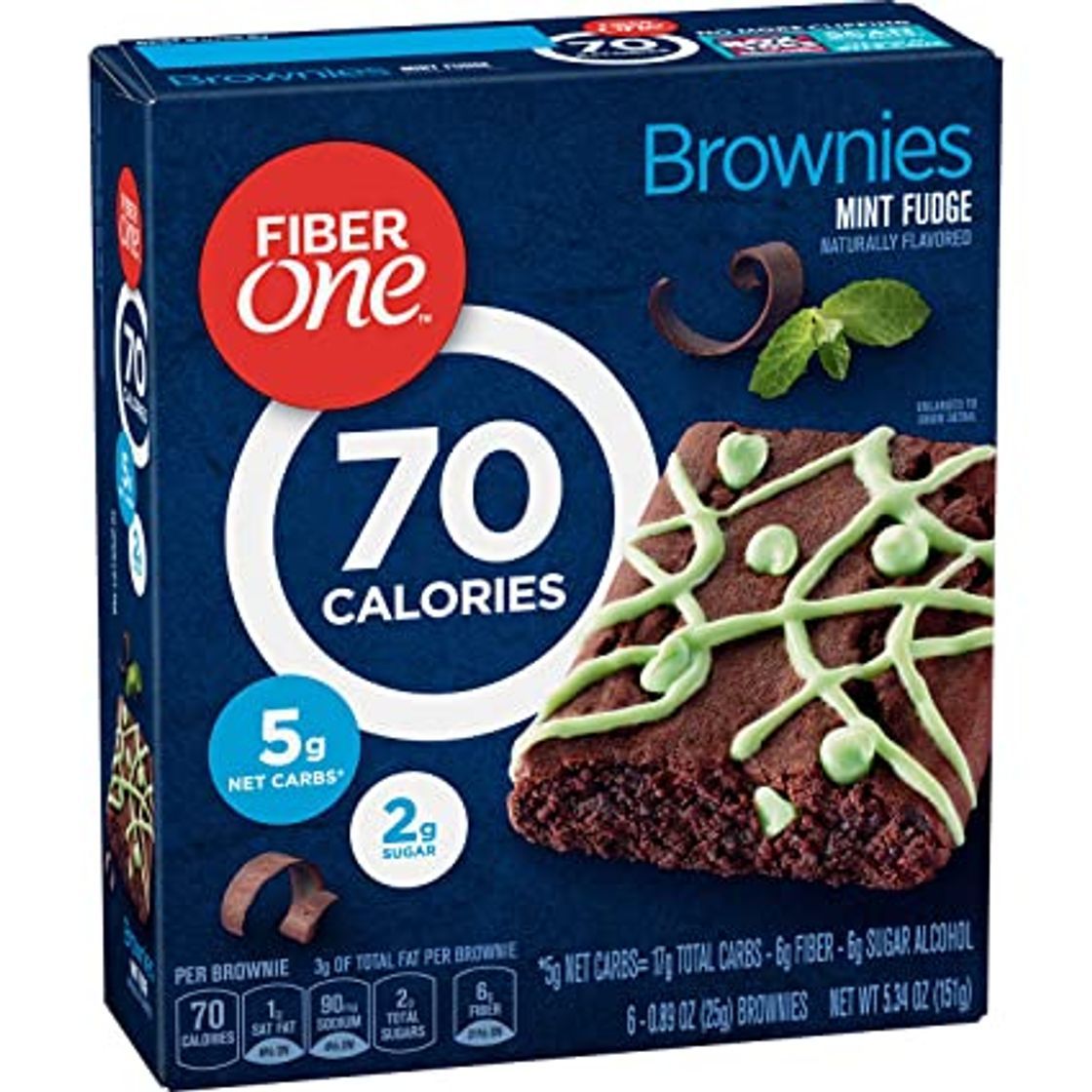 Productos Fiber One Chocolate Menta 