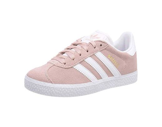 Adidas Gazelle J, Zapatillas de Gimnasia Unisex Niños, Rosa