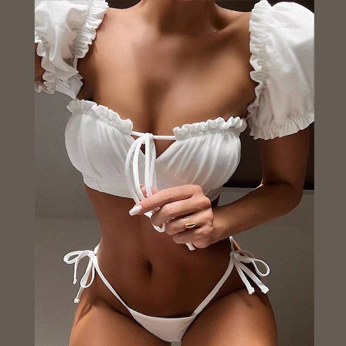 Moda Bikini branco