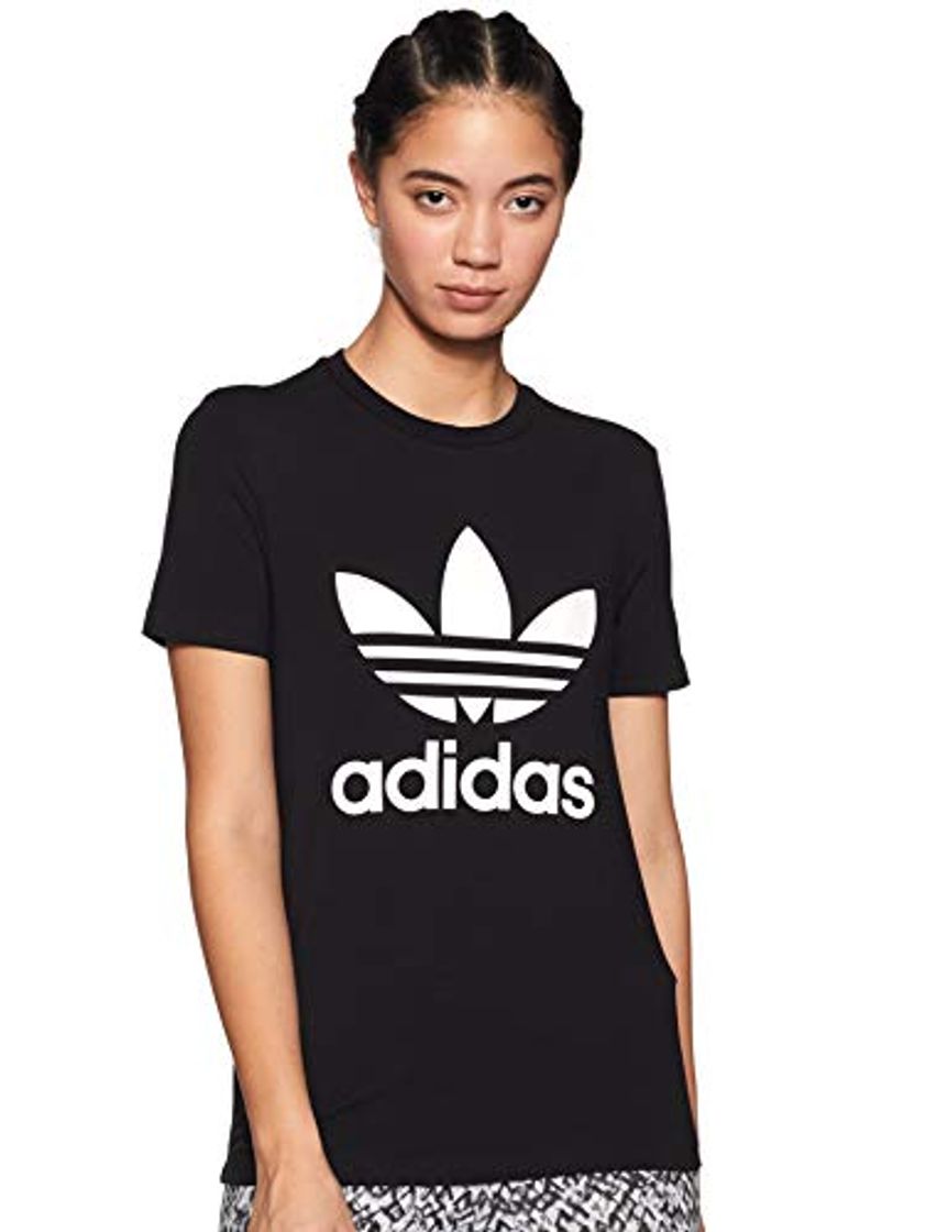 Fitness adidas Trefoil, Camiseta para Mujer, Negro