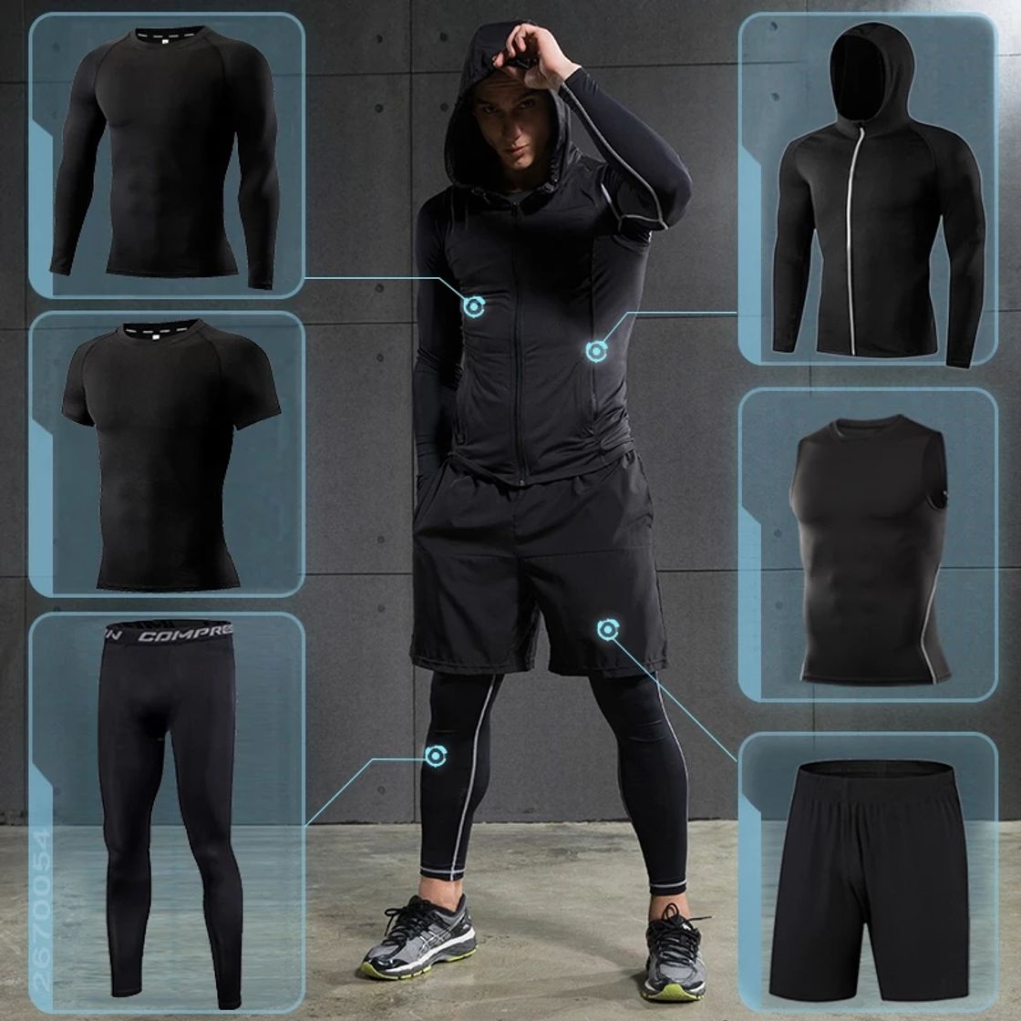 Fashion Kit para entrenar. Todo en negro