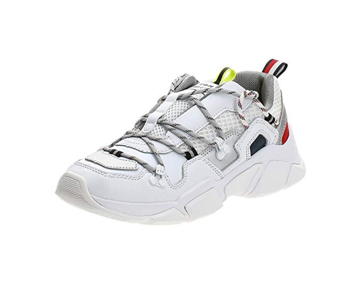 Fashion Tommy Hilfiger City Voyager Chunky Sneaker Mujeres Zapatillas Moda White