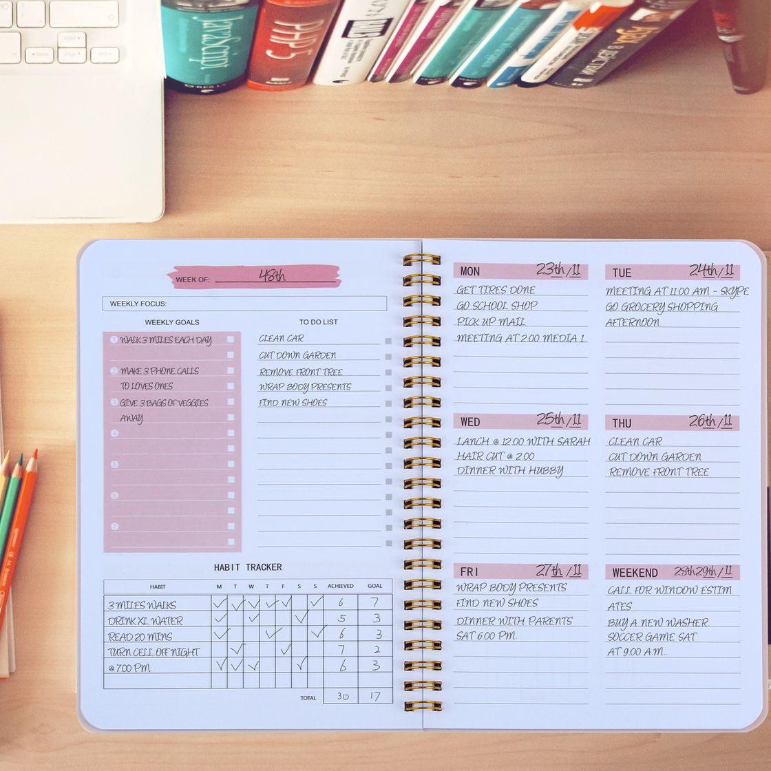 Producto Agenda 53 Weekly Planner Aliexpress