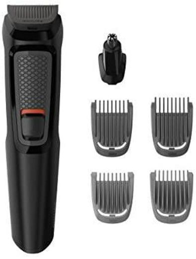 Aparador de Pelos, Philips, Multigroom MG3711/15, Preto 