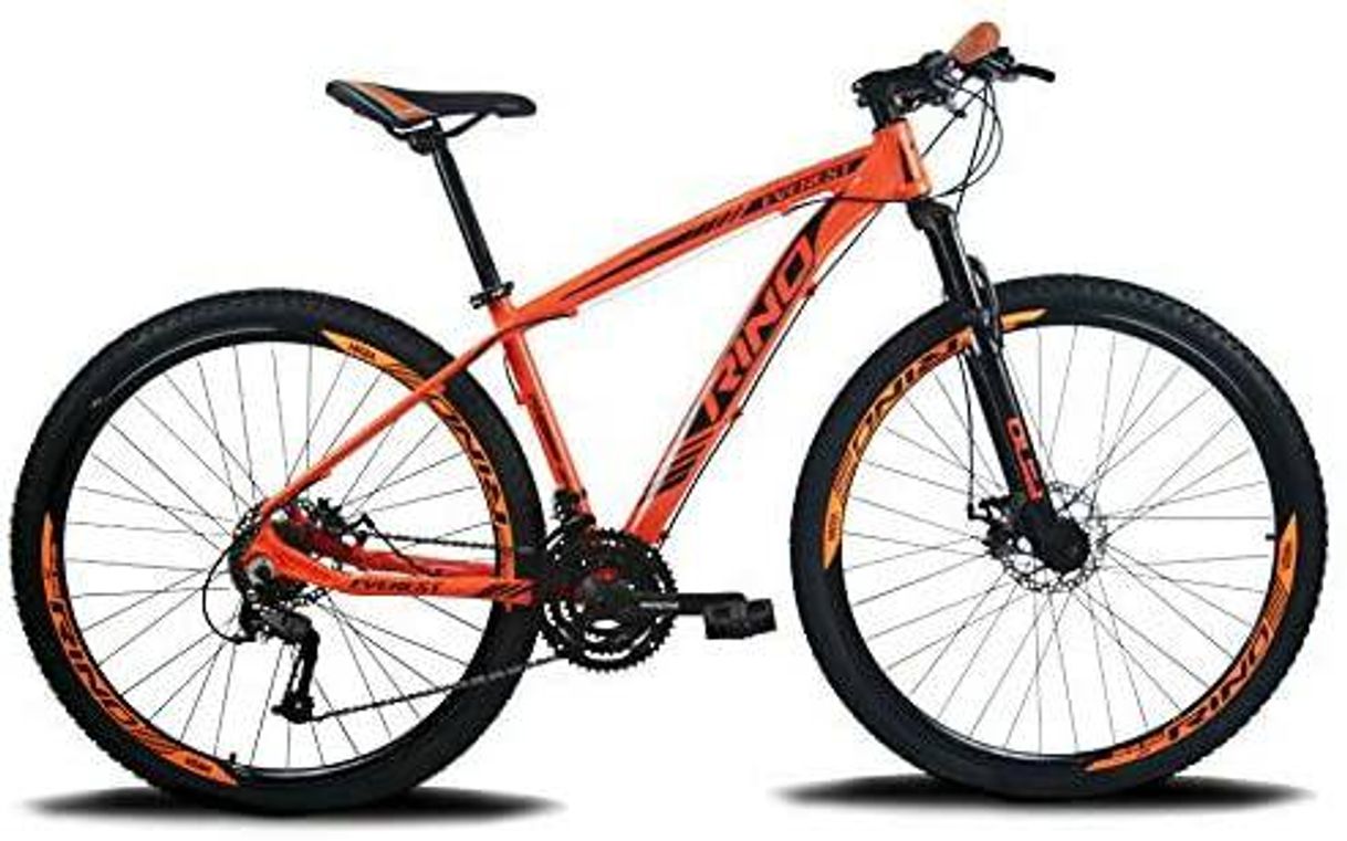 Fashion BICICLETA ARO 29 RINO EVEREST 24V - CAMBIOS INDEX (Laranja, 