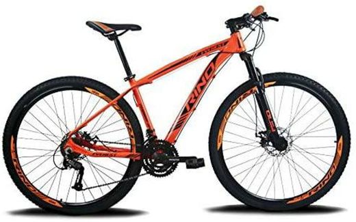 BICICLETA ARO 29 RINO EVEREST 24V - CAMBIOS INDEX (Laranja, 