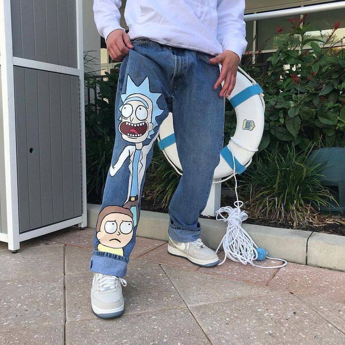 Moda Custom Rick e Morty