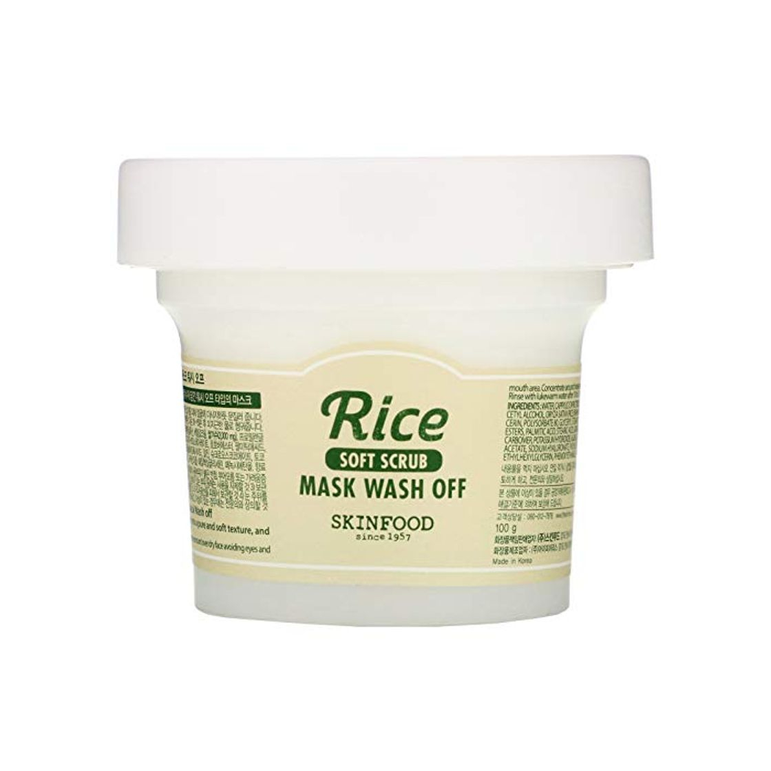 Beauty Skin Food Rice Mask Wash Off