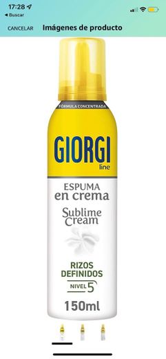 Espuma en crema giorgi 