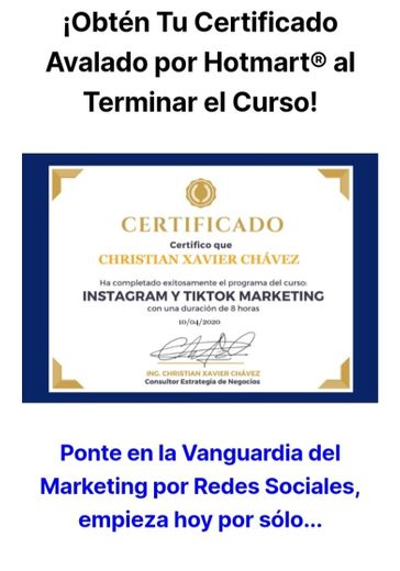 Un Curso Práctico de Instagram y Tik Tok Marketing 