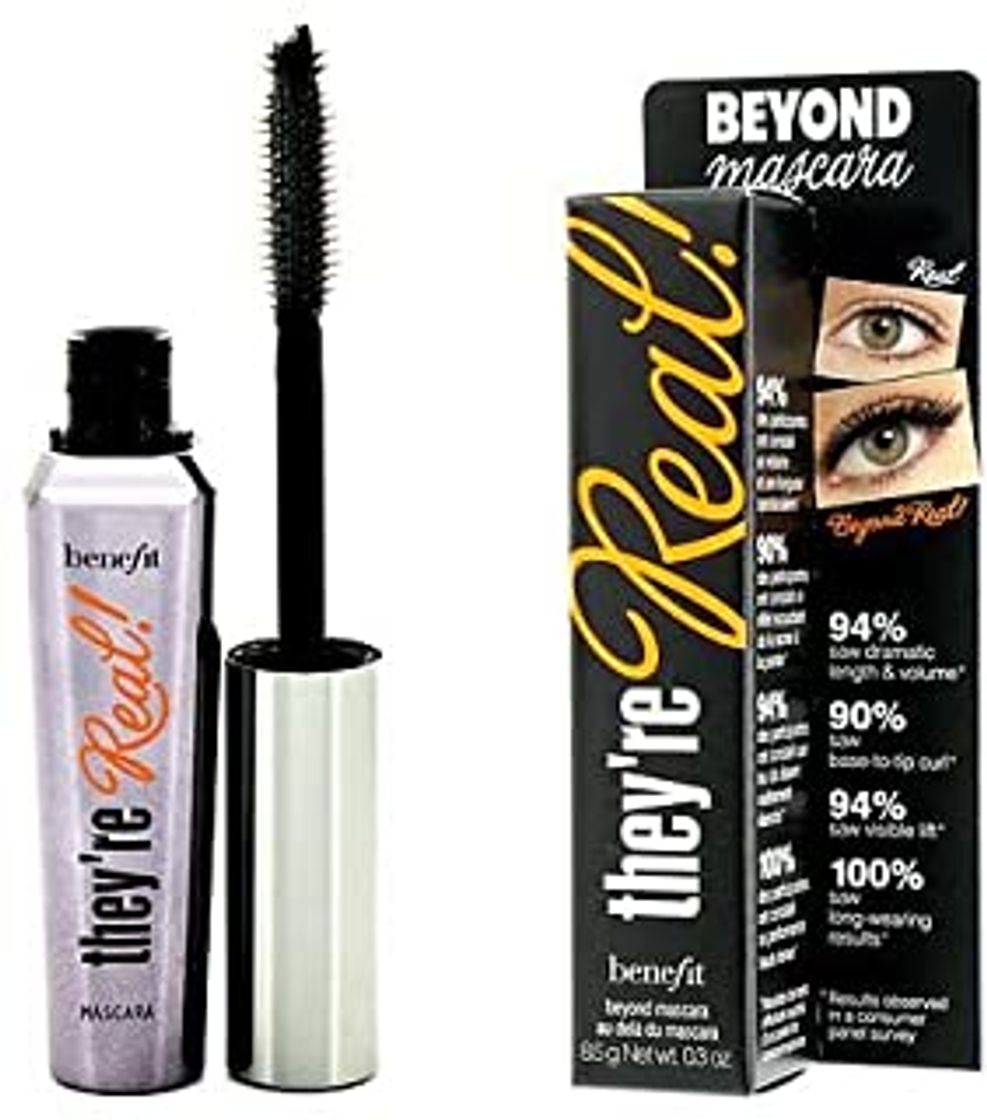 Beauty Benefit Cosmetics son Real. Más allá de la distancia focal máscara de