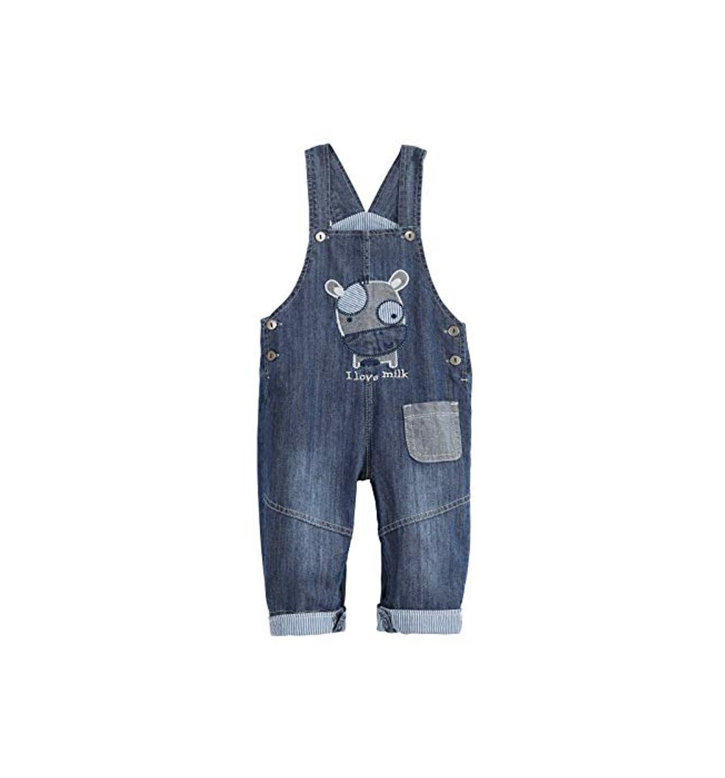 Moda Bebé Niños Niñas Denim Pantalones Peto Vaqueros Overol Jeans Pantalones con Tirante