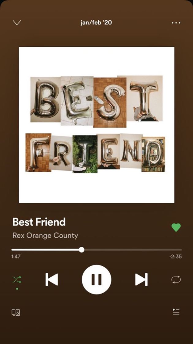 Canción Rex Orange County - Best Friend 