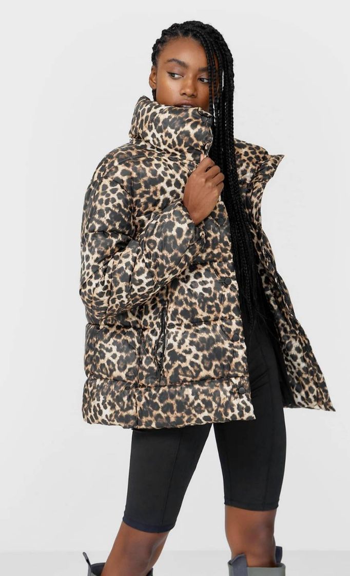 Moda Acolchoado leopardo 