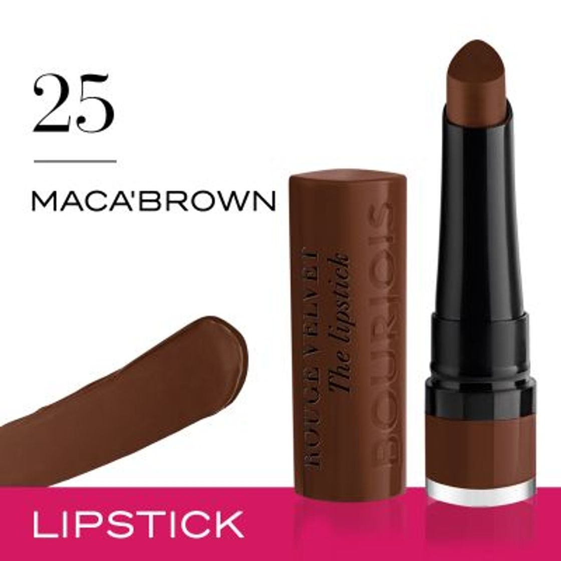 Social Bourjois Velvet The Lipstick Barra De Labios Tono 025 Maca'brown