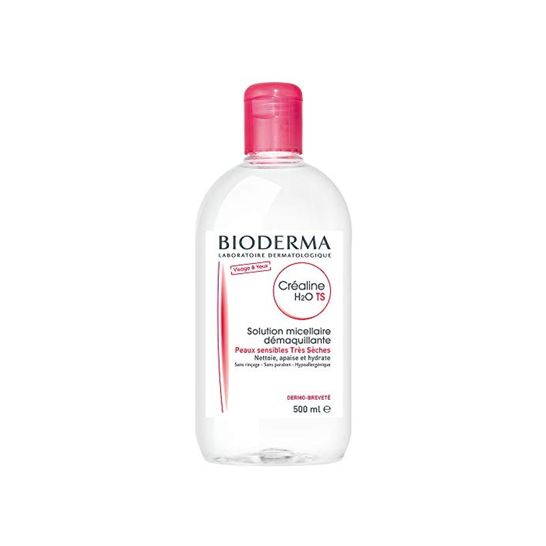 Beauty Bioderma Crealine Ts H2O Solution Micelar Peaux Très Sèches 500 ml