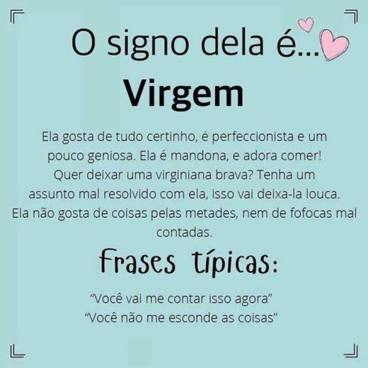 Frases típicas de virgem!