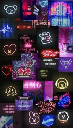 wallpaper aesthetic neon