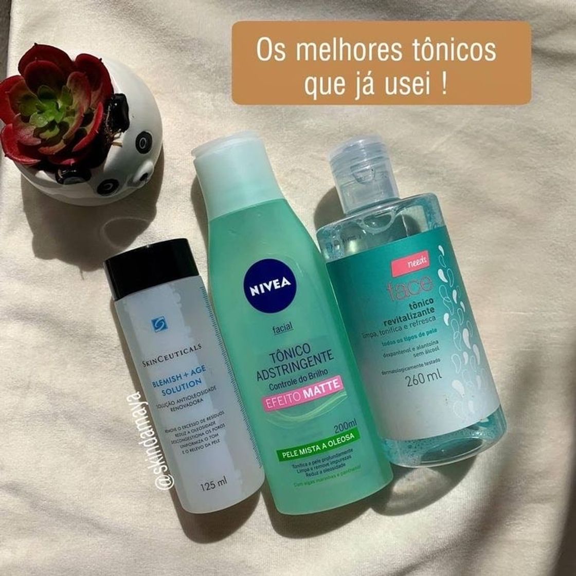 Moda Tônicos faciais 