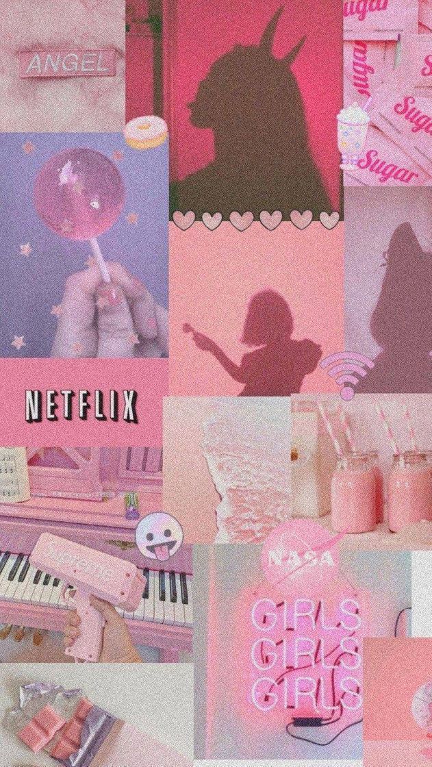 Fashion Wallpaper aesthetic pink 😝