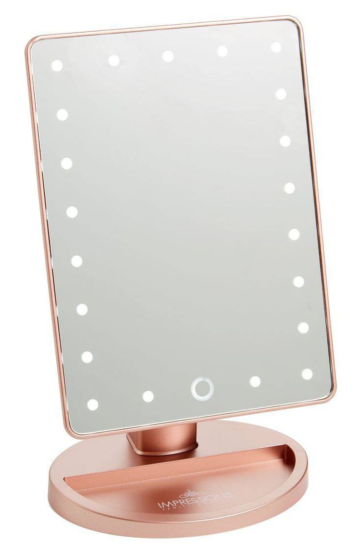 Moda Espelho rose gold led