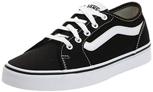 Vans Ward Platform Canvas Zapatillas Mujer, Negro