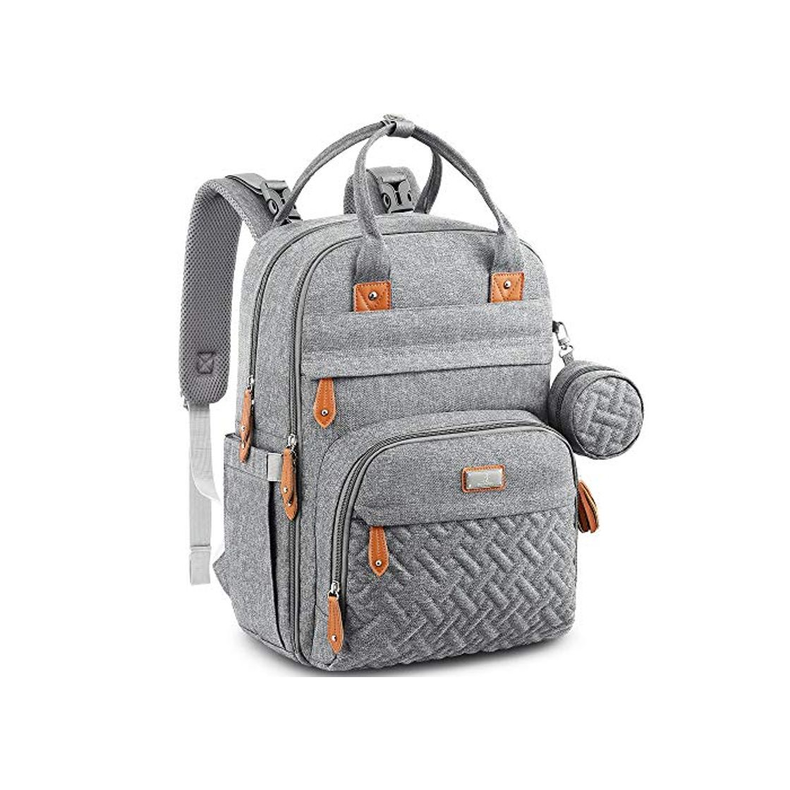 Social BabbleRoo Mochilas de Pañales para Bebé, Gran Capacidad Mochila de Cambio Bolsa