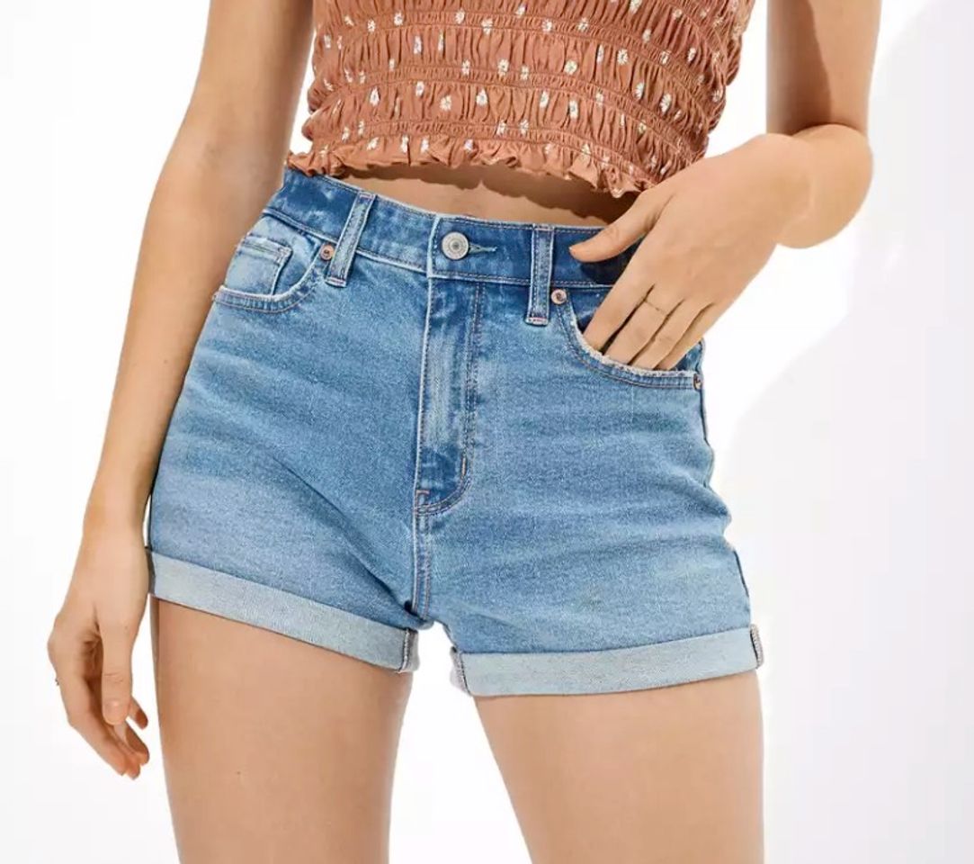 Fashion Strech Denim Mom Shorts