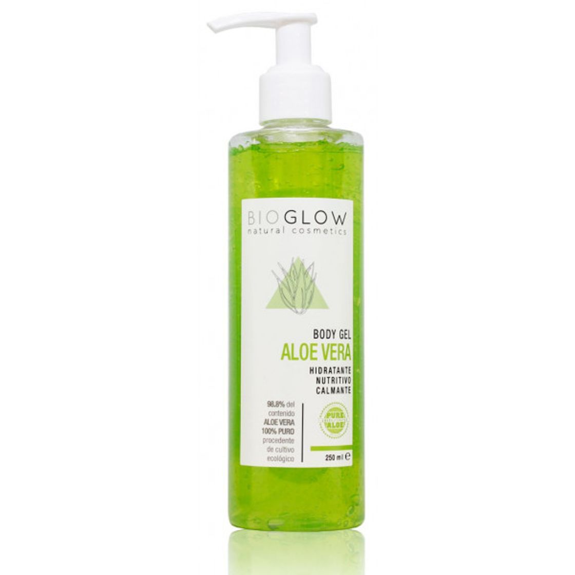 Place 100% Natural Gel de Aloe Vera Refrescante Hidratante Rostro Cuerpo Dispensador 500