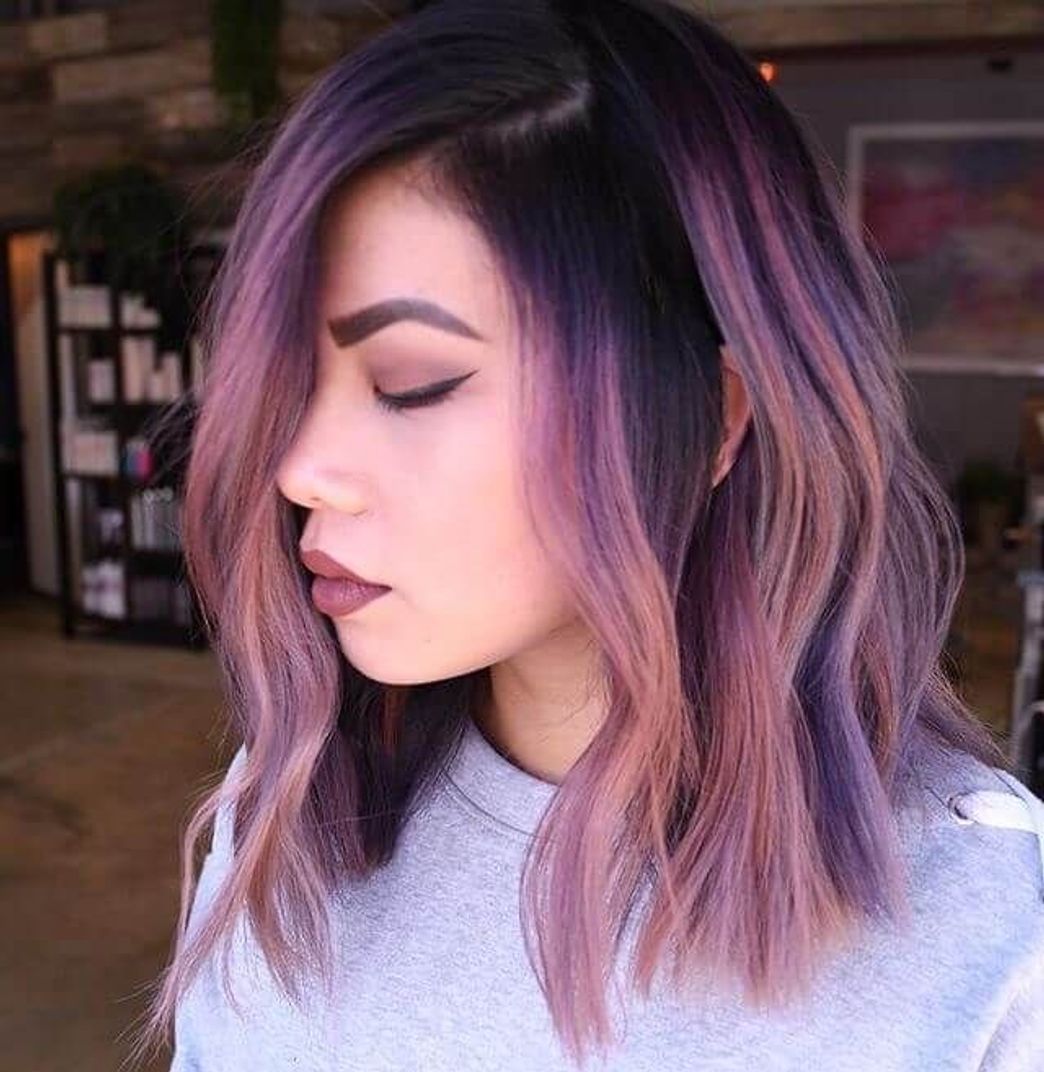 Moda purple hair