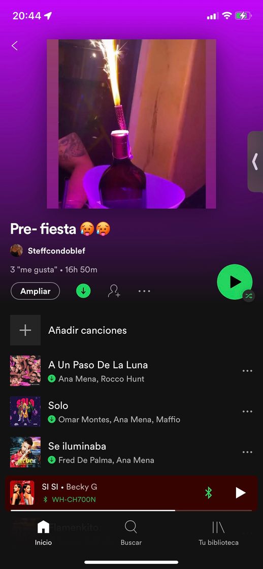 Canción Playlist 