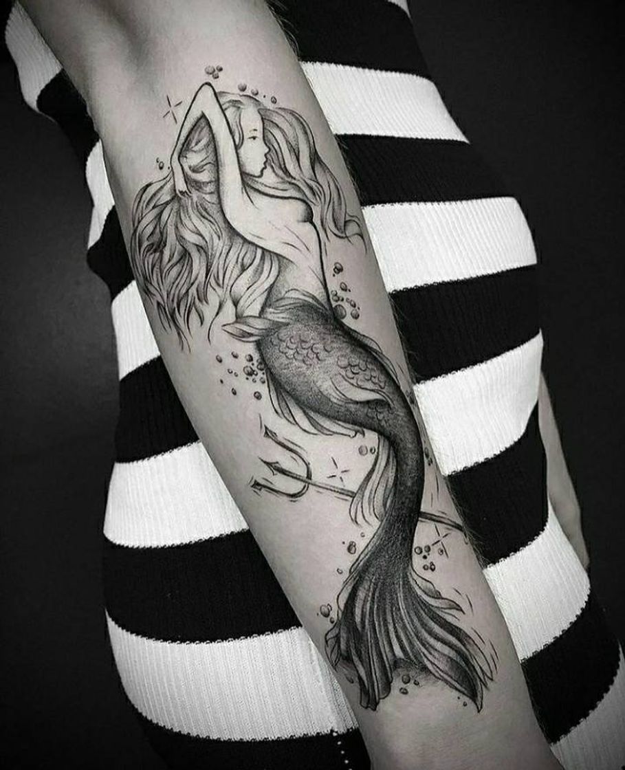 Fashion Tatuagem sereia