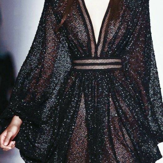 Glam black dress