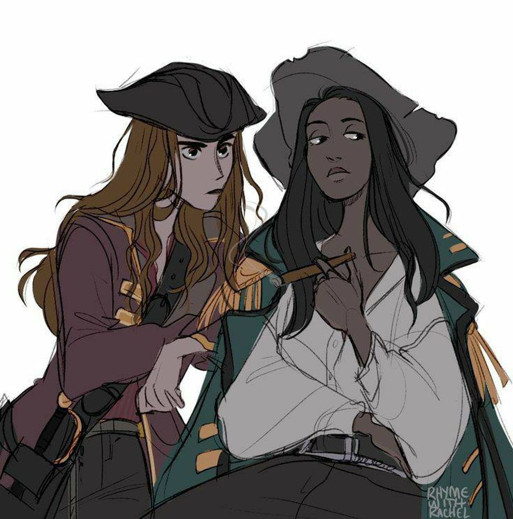 Fashion Female pirates art