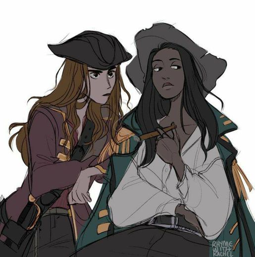 Female pirates art