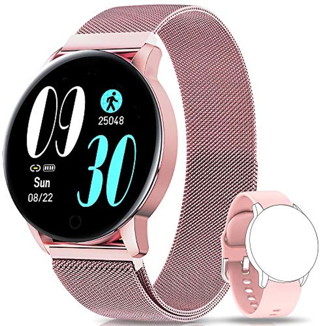 Producto NAIXUES Smartwatch, Reloj Inteligente IP67 con Presión Arterial, 10 Modos de Deporte,