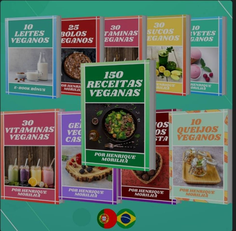 Product 320 Receitas Veganas Kit com 10 Livros