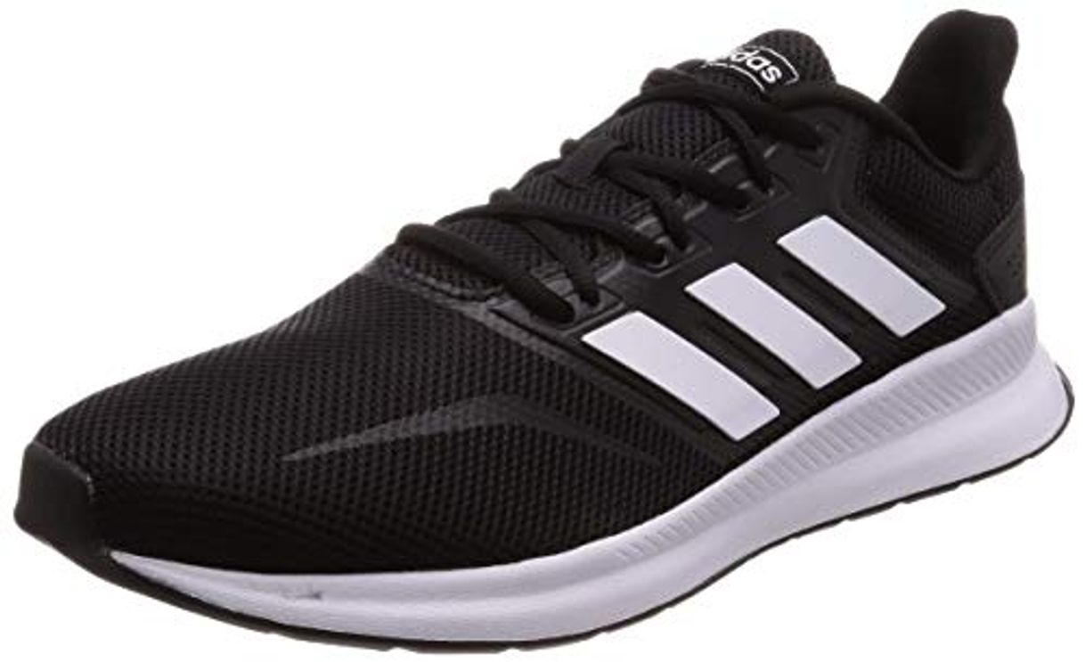 Social Adidas Falcon, Zapatillas de Trail Running para Hombre, Negro/Blanco