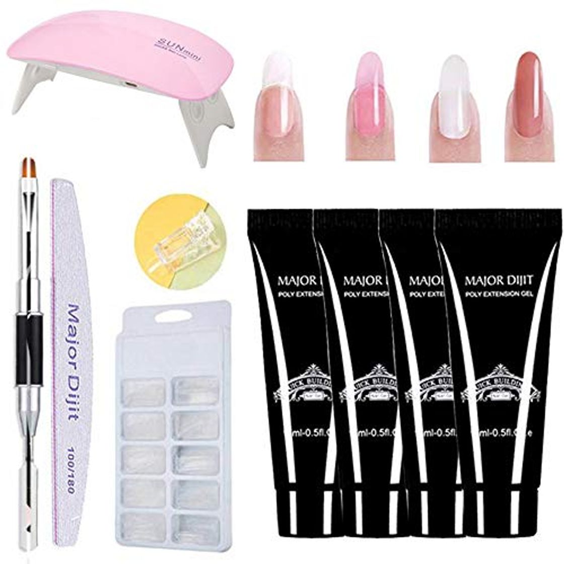 Producto poly gel nails kit