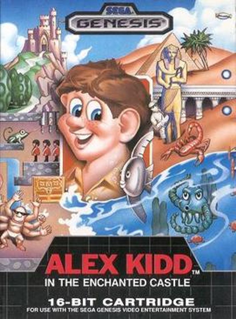 Moda Alex kid  in the miracle world mega drive