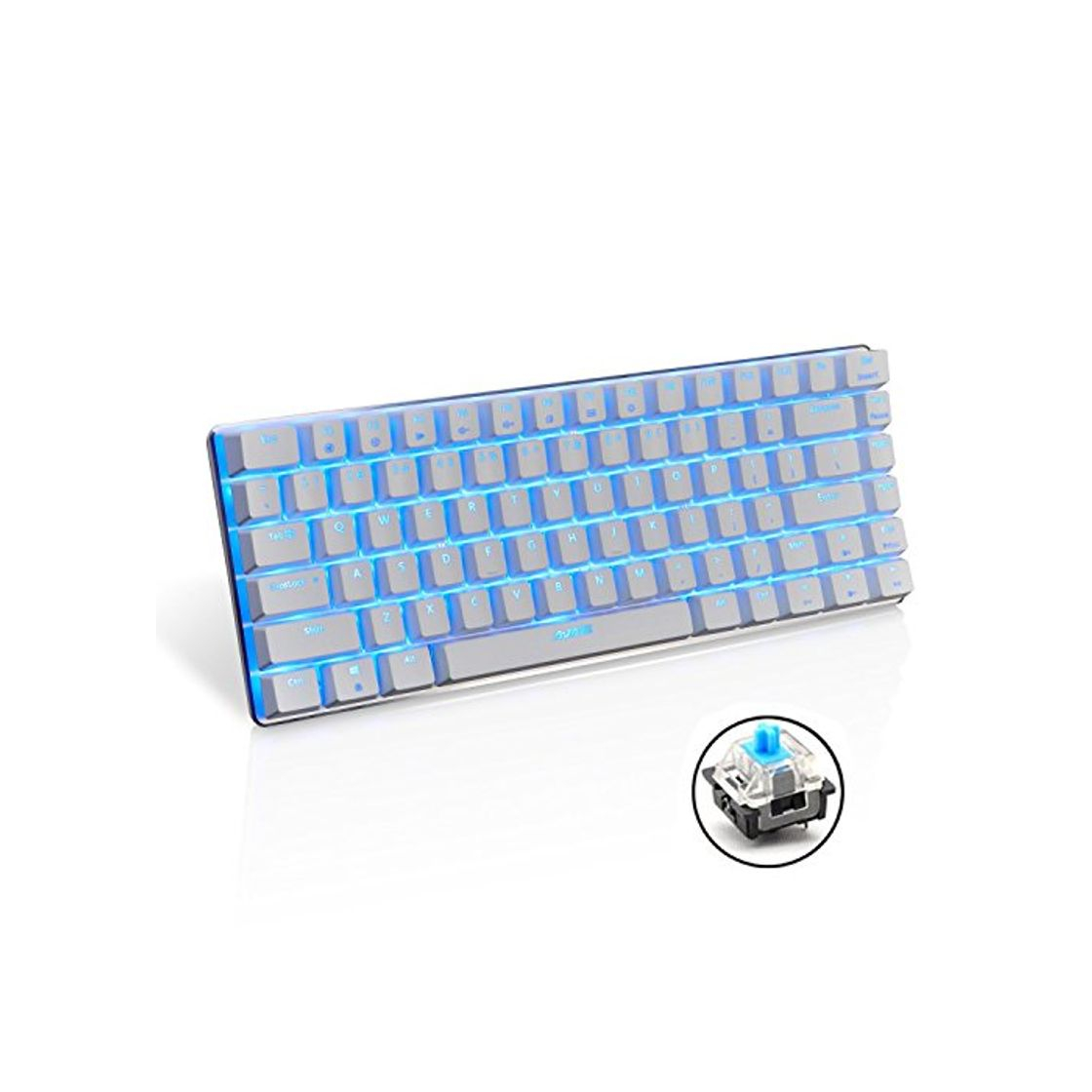 Social Teclado mecánico AK33 de Lexon tech, teclado para juegos con cable USB