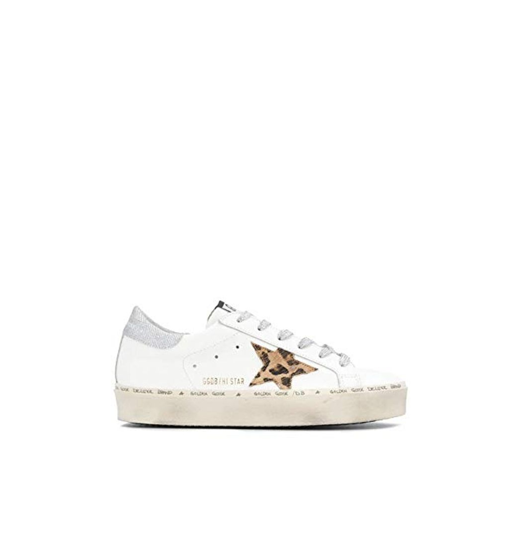 Moda Moda Golden Goose Mulher G36WS945M7 Blanco Cuero Zapatillas