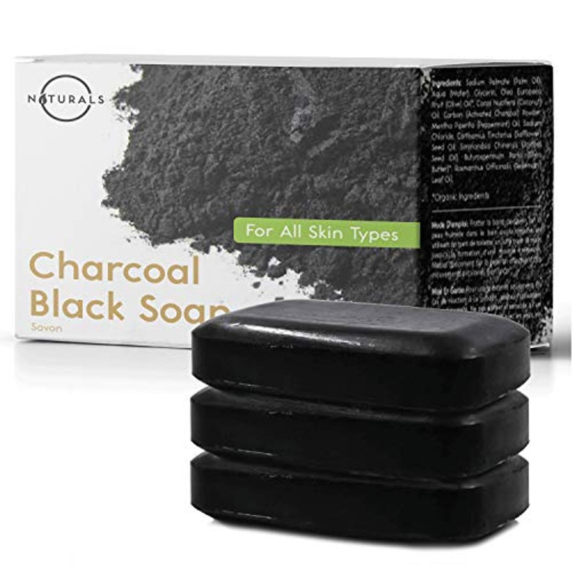 Social O Naturals Pastillas de Jabón al Carbón Vegetal