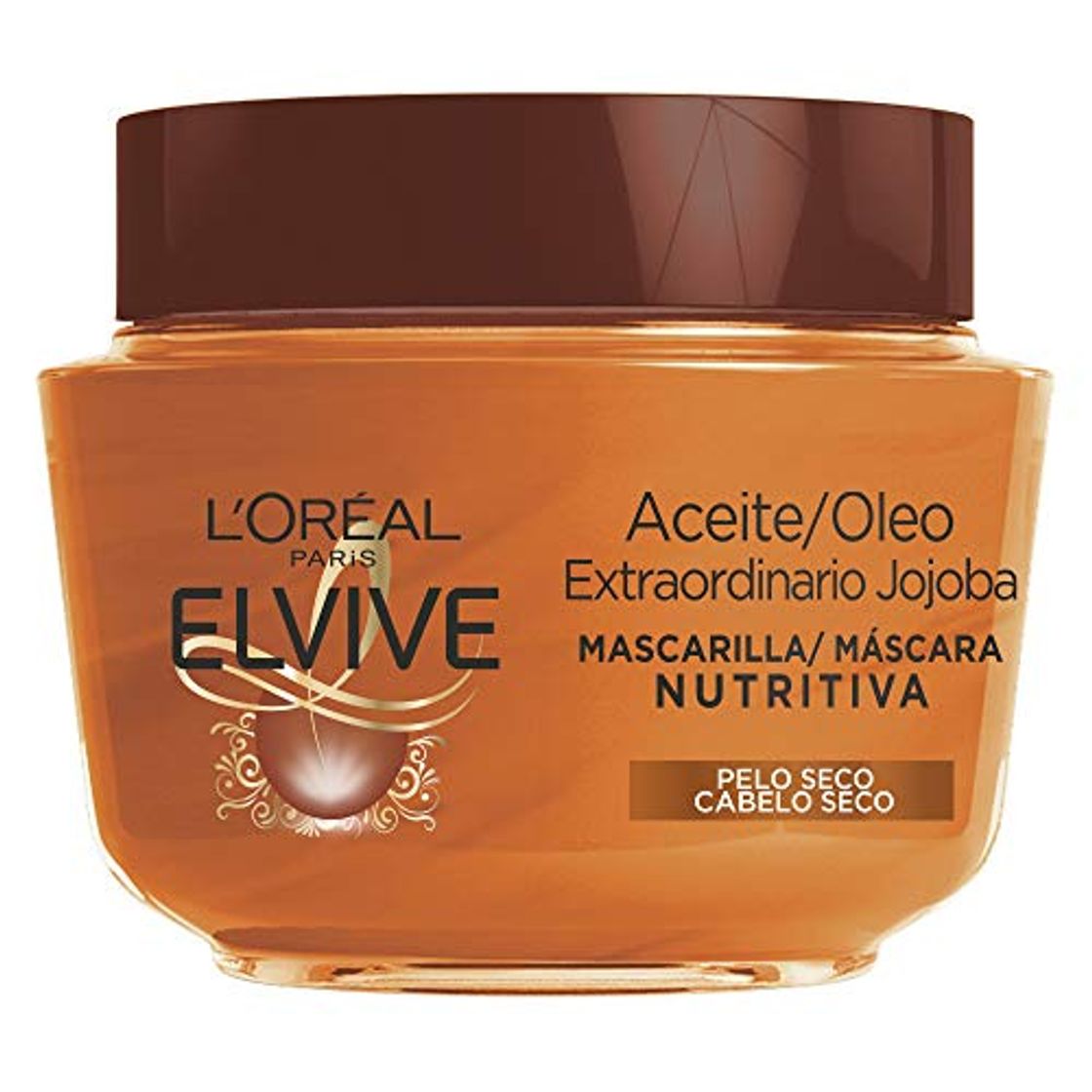 Belleza Mascarilla Elvive Aceite Extraordinario Cabellos Secos Nutrición en Profundidad de L'Oréal Paris