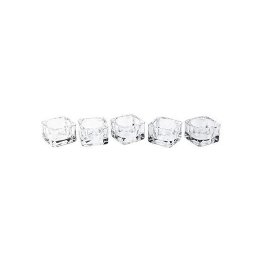 Ikea Glasig - Portavelas de Cristal Transparente