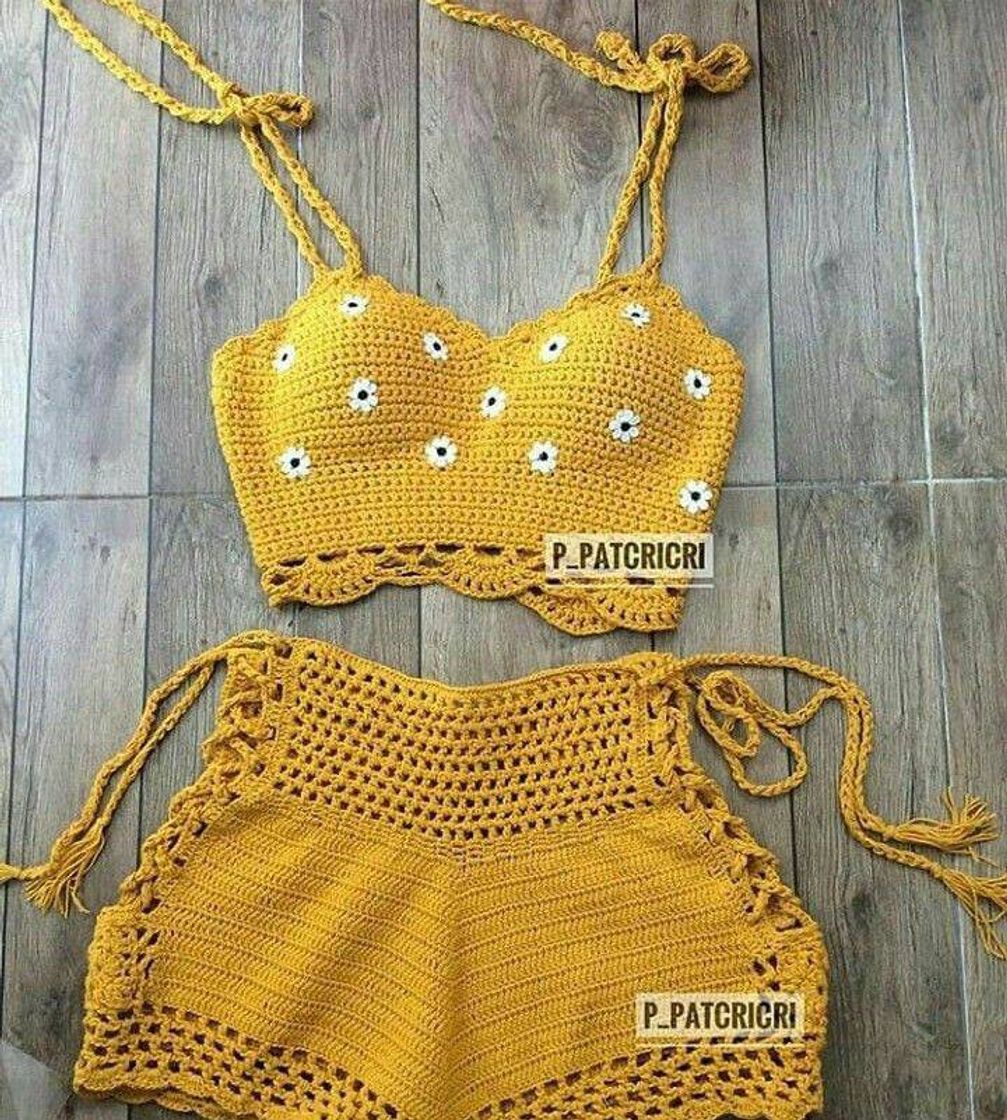 Moda 😍conjunto de croche😍amoo.