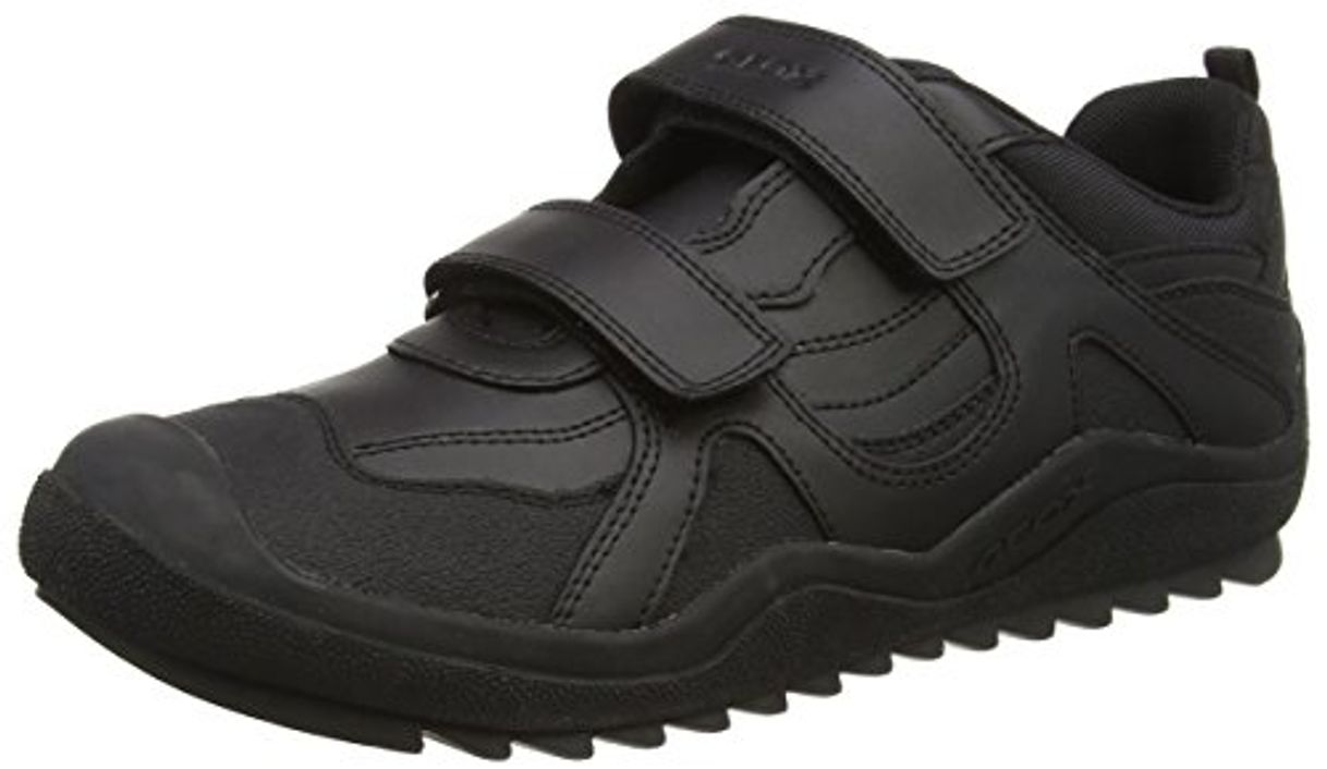 Fashion Geox J ARTACH Boy A, Zapatillas para Niños, Negro